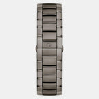 Fiber Men Quartz Black Dial Chronograph Stainless Steel Watch Z37002G2MF