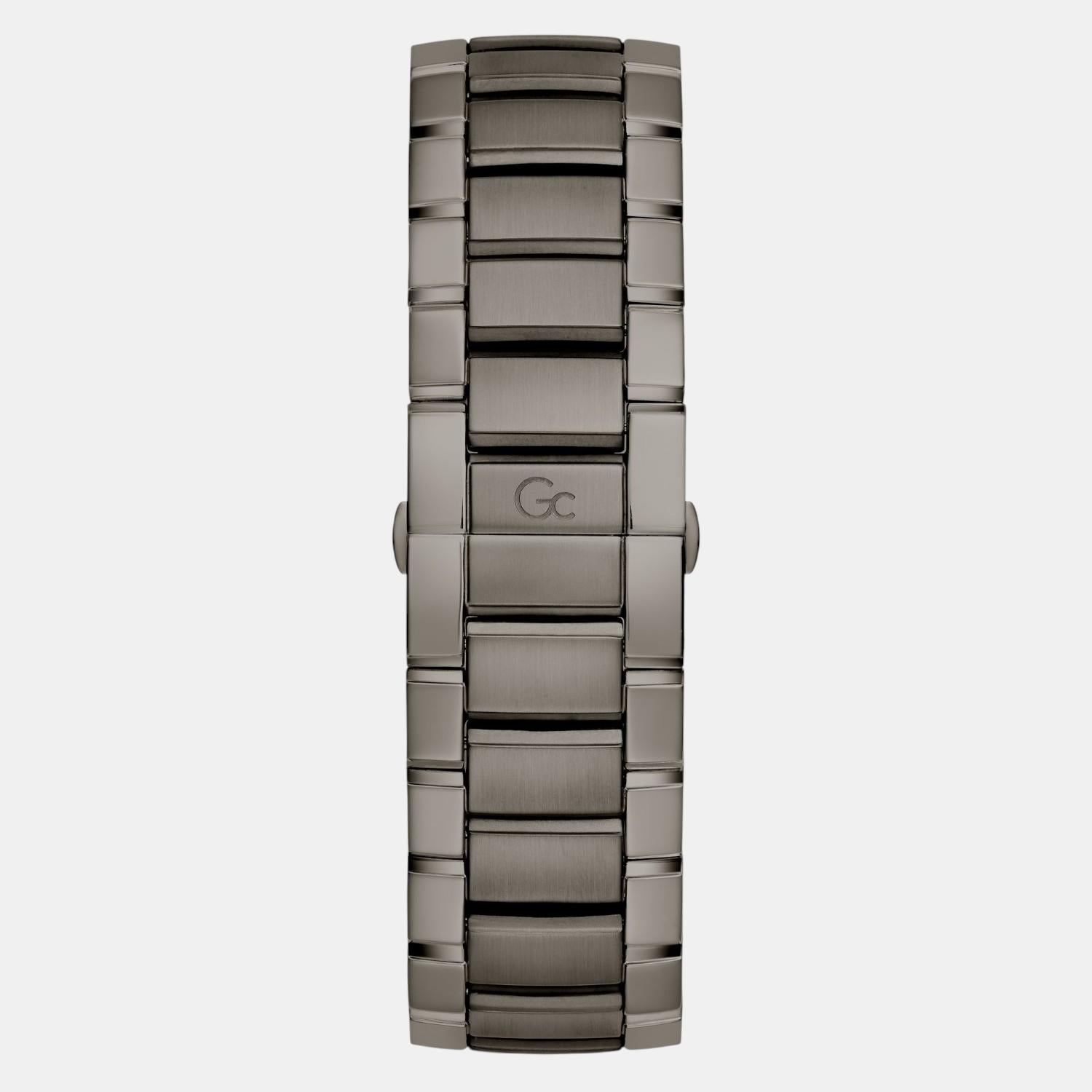 Fiber Men Quartz Black Dial Chronograph Stainless Steel Watch Z37002G2MF