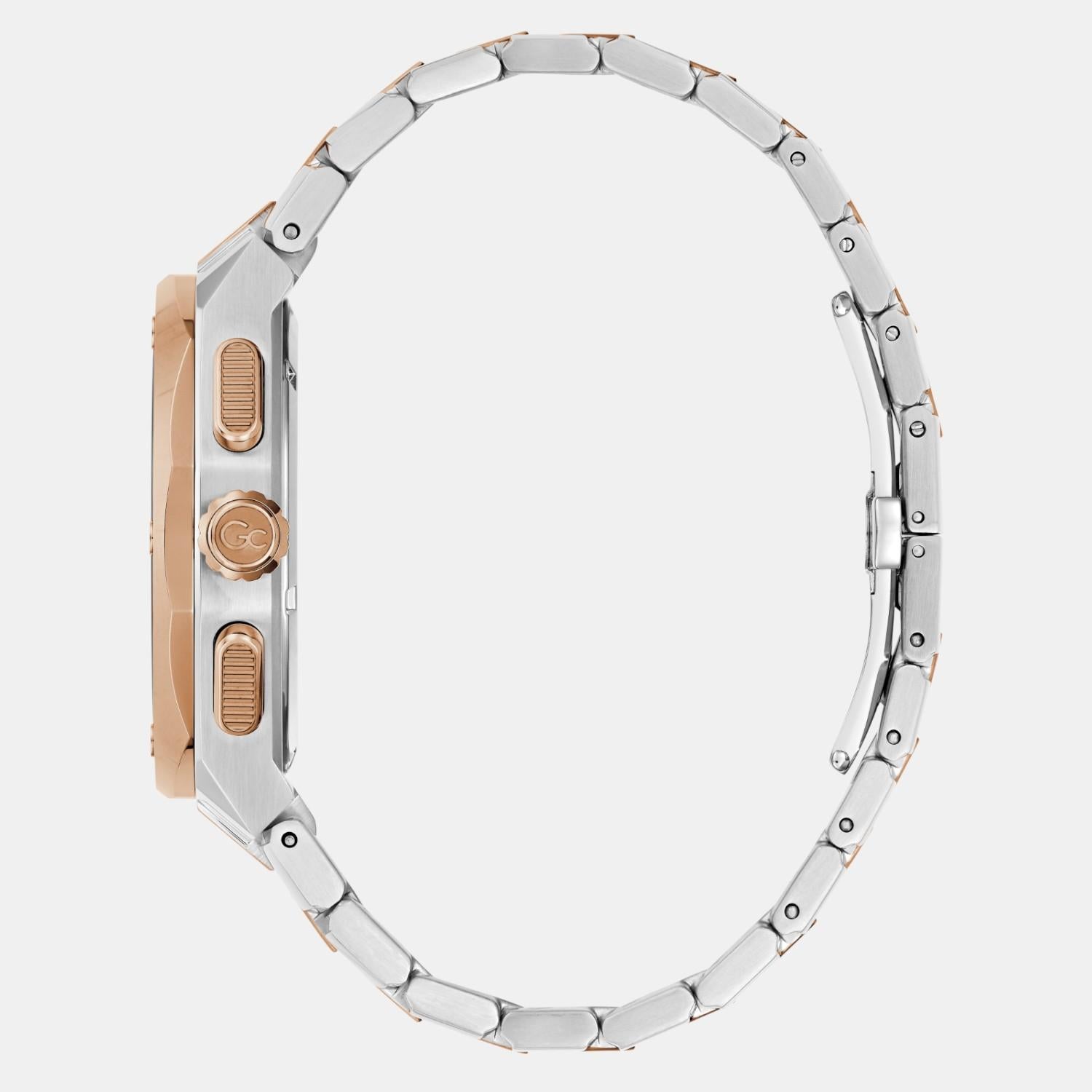 Fiber Men Quartz Green Dial Chronograph Stainless Steel Watch Z37003G3MF