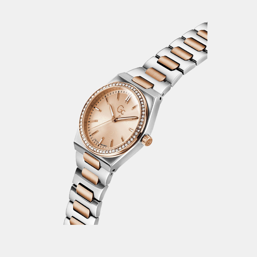 GC Women Round Rose Gold watch