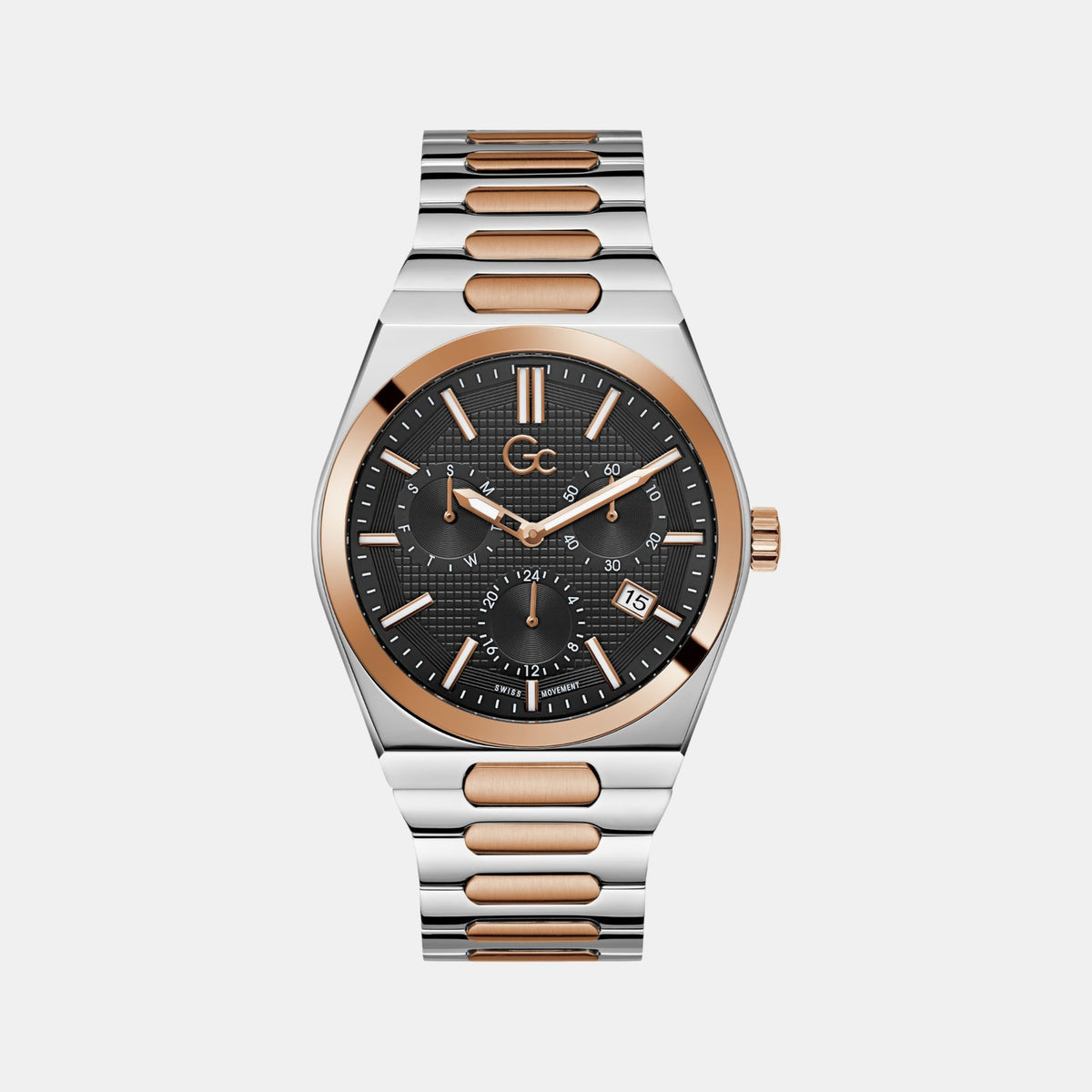 Prodigy Men Quartz Black Dial Multi-Function Stainless Steel Watch Z40001G2Mf