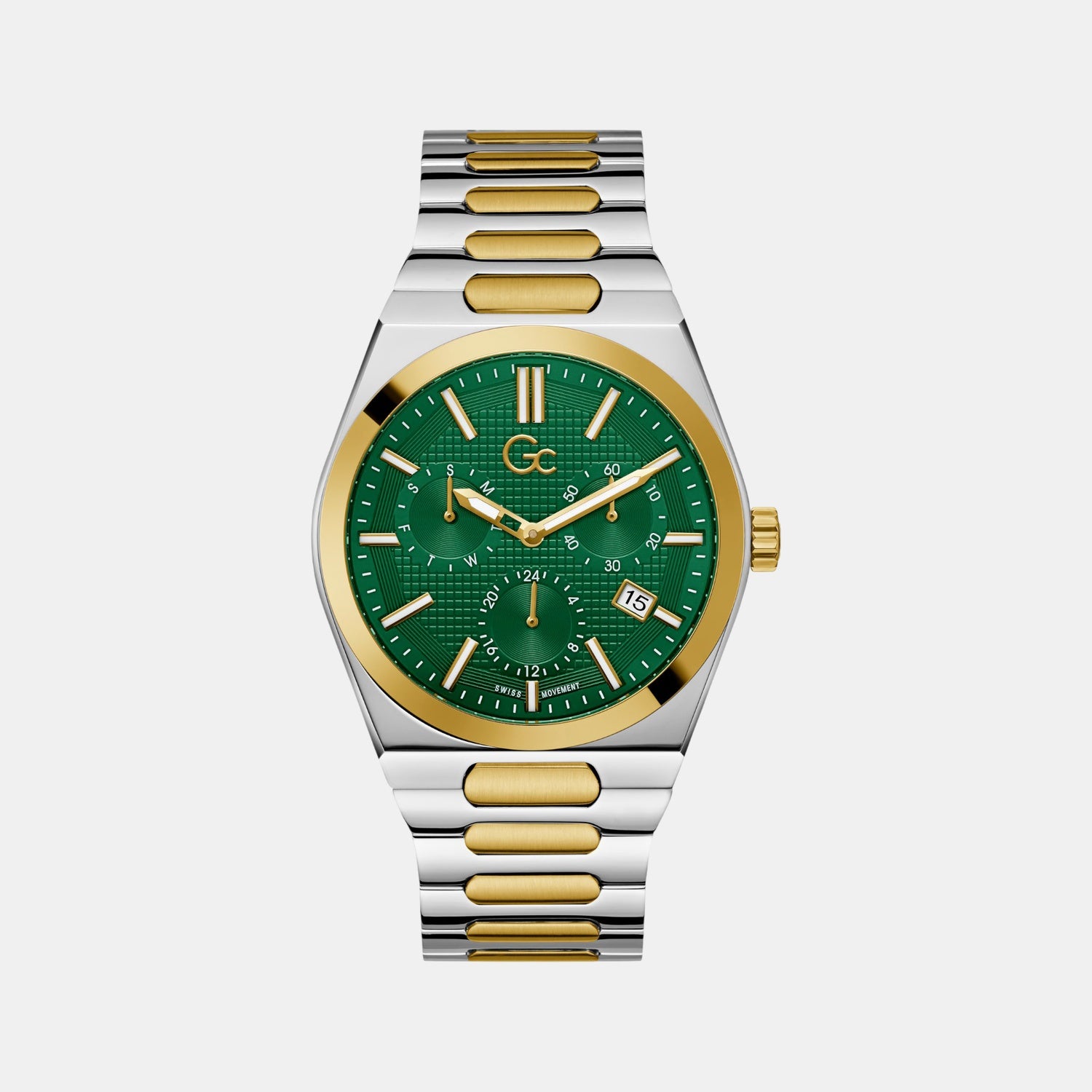 Prodigy Multi Metal Men Quartz Green Dial Chronograph Stainless Steel Watch Z40002G9MF