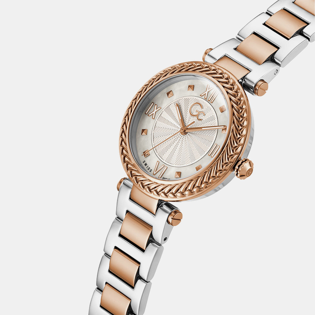 Tiara Women Quartz White Dial Analog Stainless Steel Watch Z41002L1MF