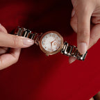 Tiara Women Quartz White Dial Analog Stainless Steel Watch Z41002L1MF