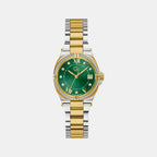 Iron Class Women Quartz Green Dial Analog Stainless Steel Watch Z43002L1MF