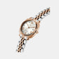 Dress Women Quartz White Dial Analog Stainless Steel Watch Z44003L1MF