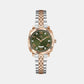 Gc Flair Coussin Lady Women Quartz Green Dial Analog Stainless Steel Watch Z44004L3