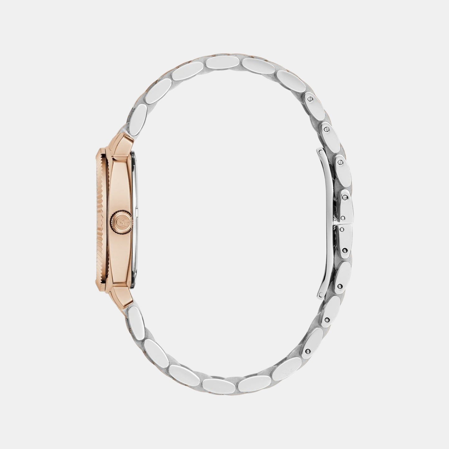 Gc Flair Coussin Lady Women Quartz Green Dial Analog Stainless Steel Watch Z44004L3