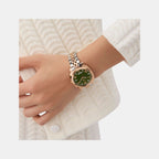 Gc Flair Coussin Lady Women Quartz Green Dial Analog Stainless Steel Watch Z44004L3