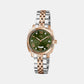 Gc Flair Coussin Lady Women Quartz Green Dial Analog Stainless Steel Watch Z44004L3
