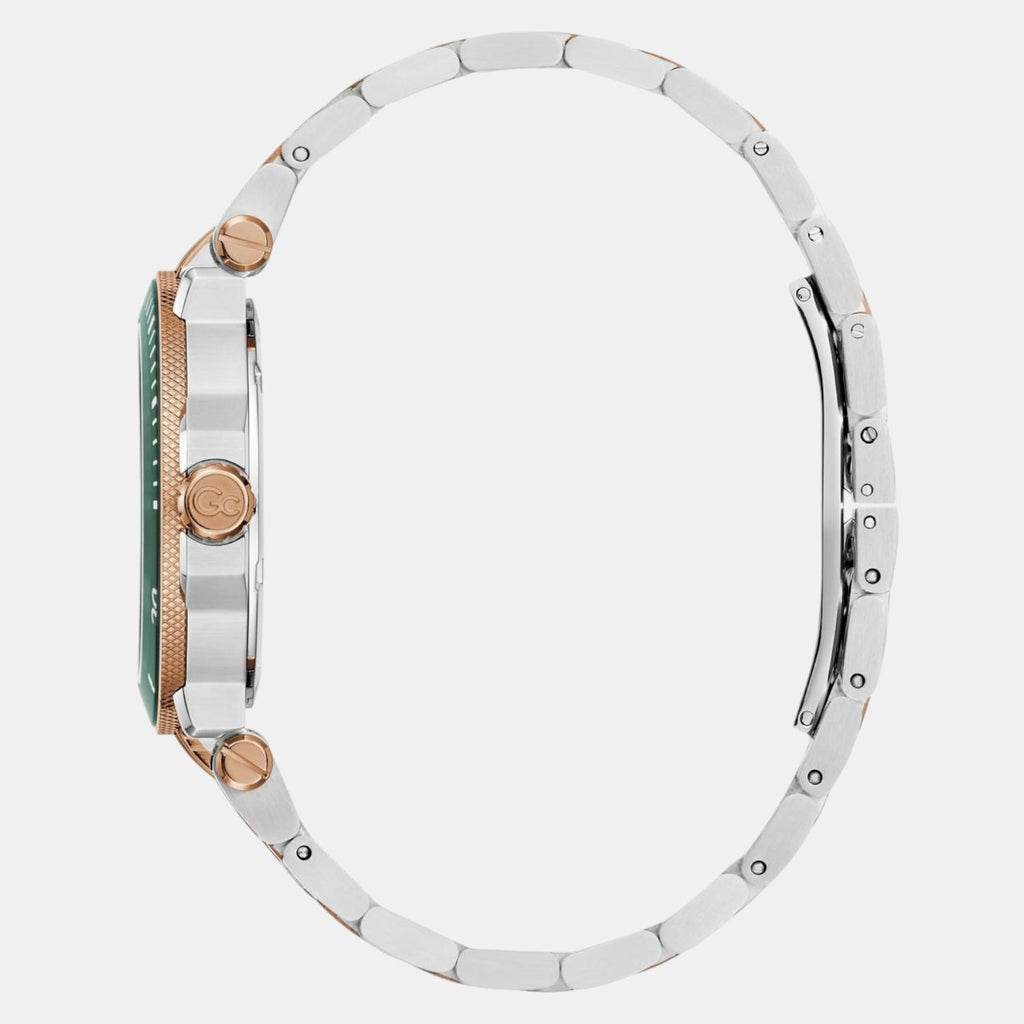 One Sport Lady Women Quartz Green Dial Analog Stainless Steel Watch Z45001L9MF