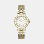 One Sport Women Quartz White Dial Analog Stainless Steel Watch Z45002L1MF