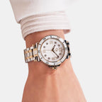 One Sport Women Quartz White Dial Analog Stainless Steel Watch Z45002L1MF