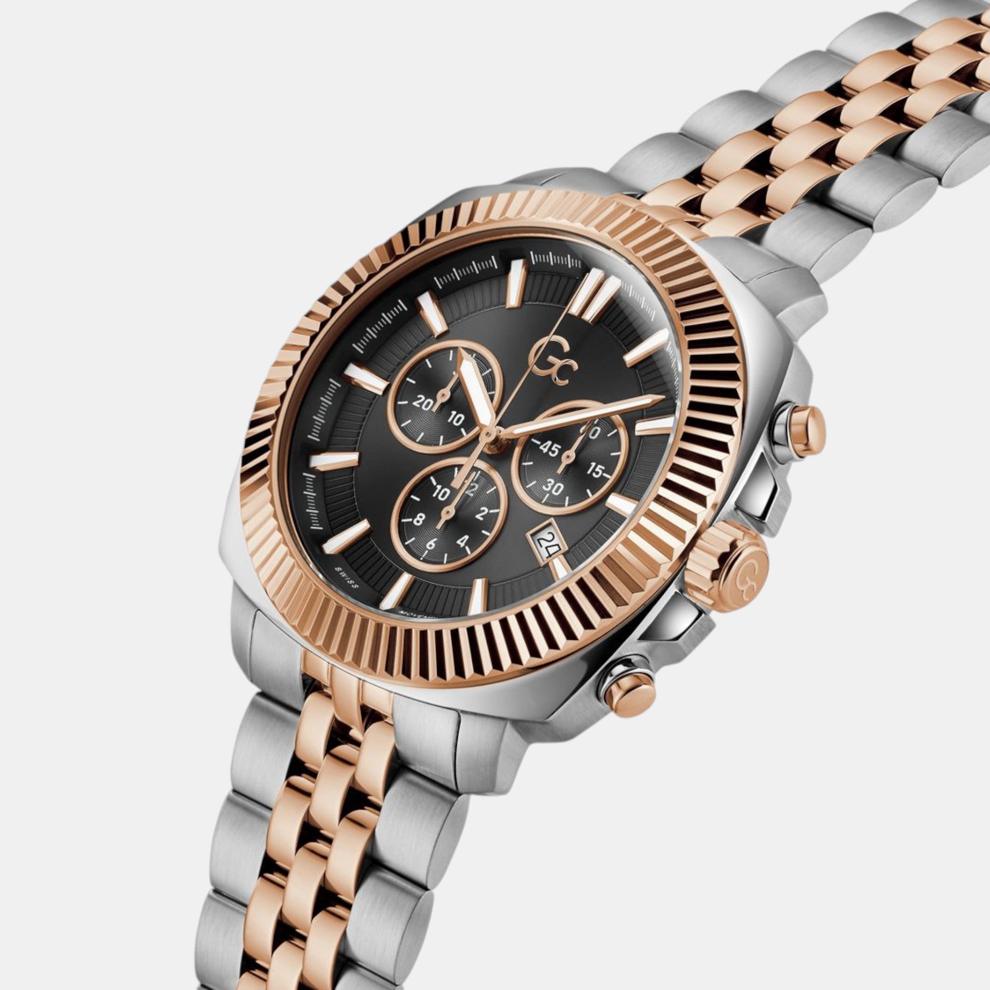 GC Stainless Steel Round watch