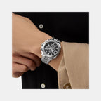 Gc Dress Men Quartz Black Dial Chronograph Stainless Steel Watch Z46006G2
