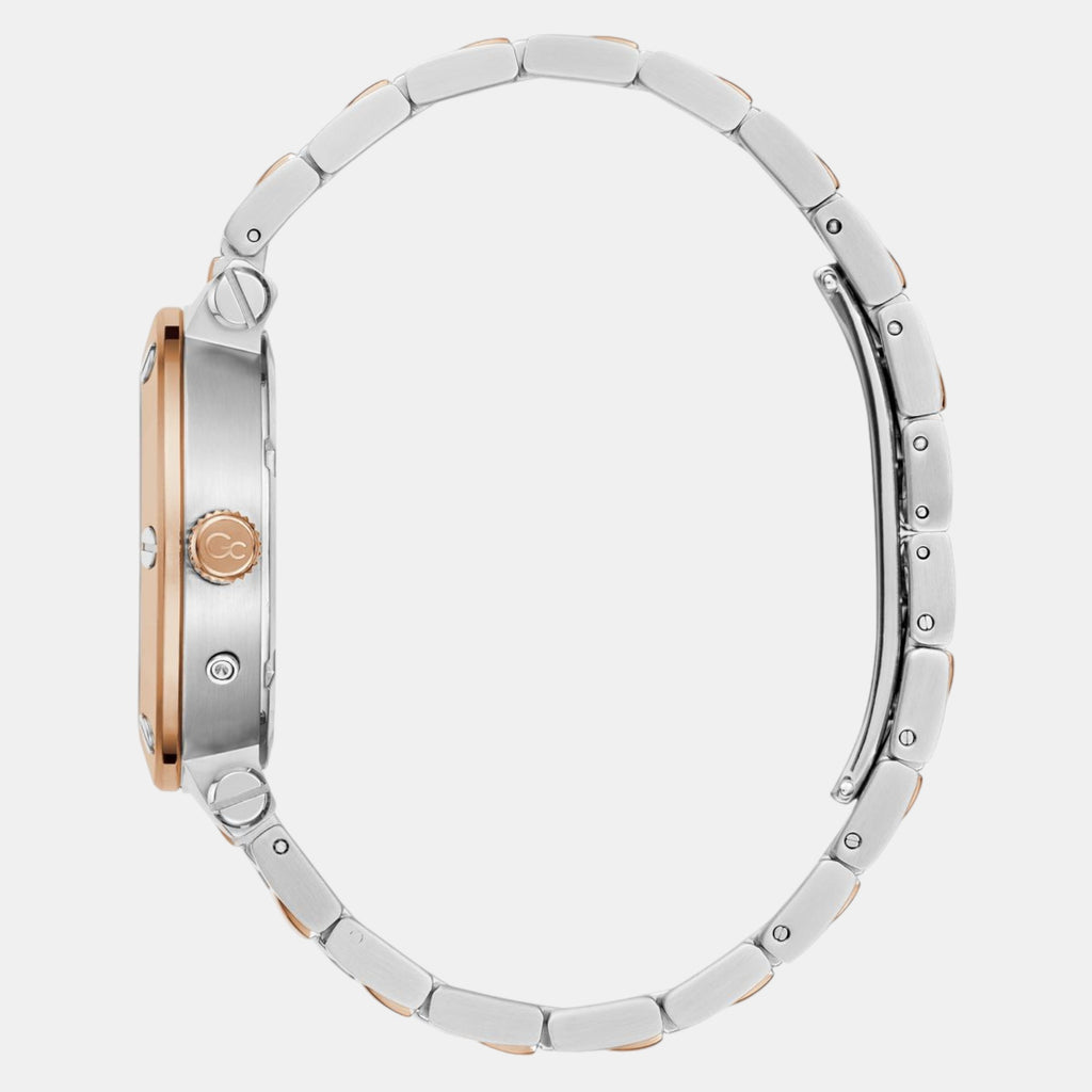 Aura Women Quartz White Dial Analog Stainless Steel Watch Z48002L1MF