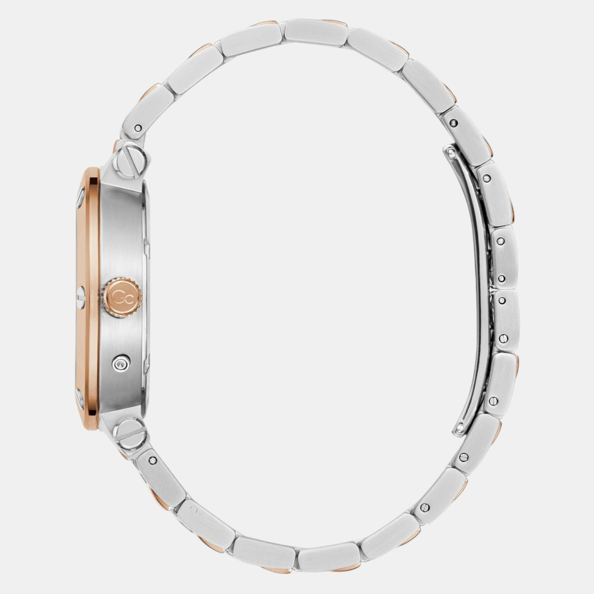 Aura Women Quartz White Dial Analog Stainless Steel Watch Z48002L1Mf