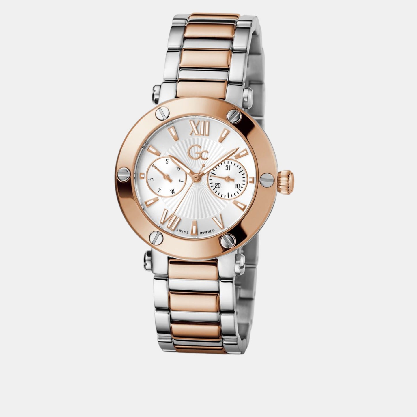 Aura Women Quartz White Dial Analog Stainless Steel Watch Z48002L1MF