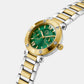 Aura Women Quartz Green Dial Multi-Function Stainless Steel Watch Z48003L6MF
