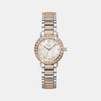 Aura Women Quartz White Dial Analog Stainless Steel Watch Z49001L1MF