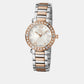 Aura Women Quartz White Dial Analog Stainless Steel Watch Z49001L1MF
