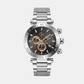 Men Quartz Black Dial Chronograph Stainless Steel Watch Z50001G7MF