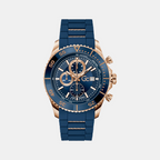 GC Round Blue Chronograph watch