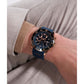 Sportchic Men Quartz Blue Dial Chronograph Silicone Watch Z51001G7MF