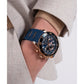 Sportchic Men Quartz Blue Dial Chronograph Silicone Watch Z51001G7MF