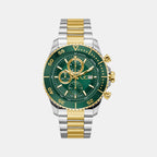 SpeedRacer Women Quartz Green Dial Chronograph Stainless Steel Watch Z51006G9