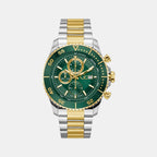 SpeedRacer Women Quartz Green Dial Chronograph Stainless Steel Watch Z51006G9
