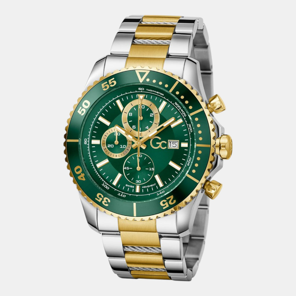SpeedRacer Women Quartz Green Dial Chronograph Stainless Steel Watch Z51006G9