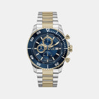 Speed Racer Men Quartz Blue Dial Chronograph Stainless Steel Watch Z51007G7