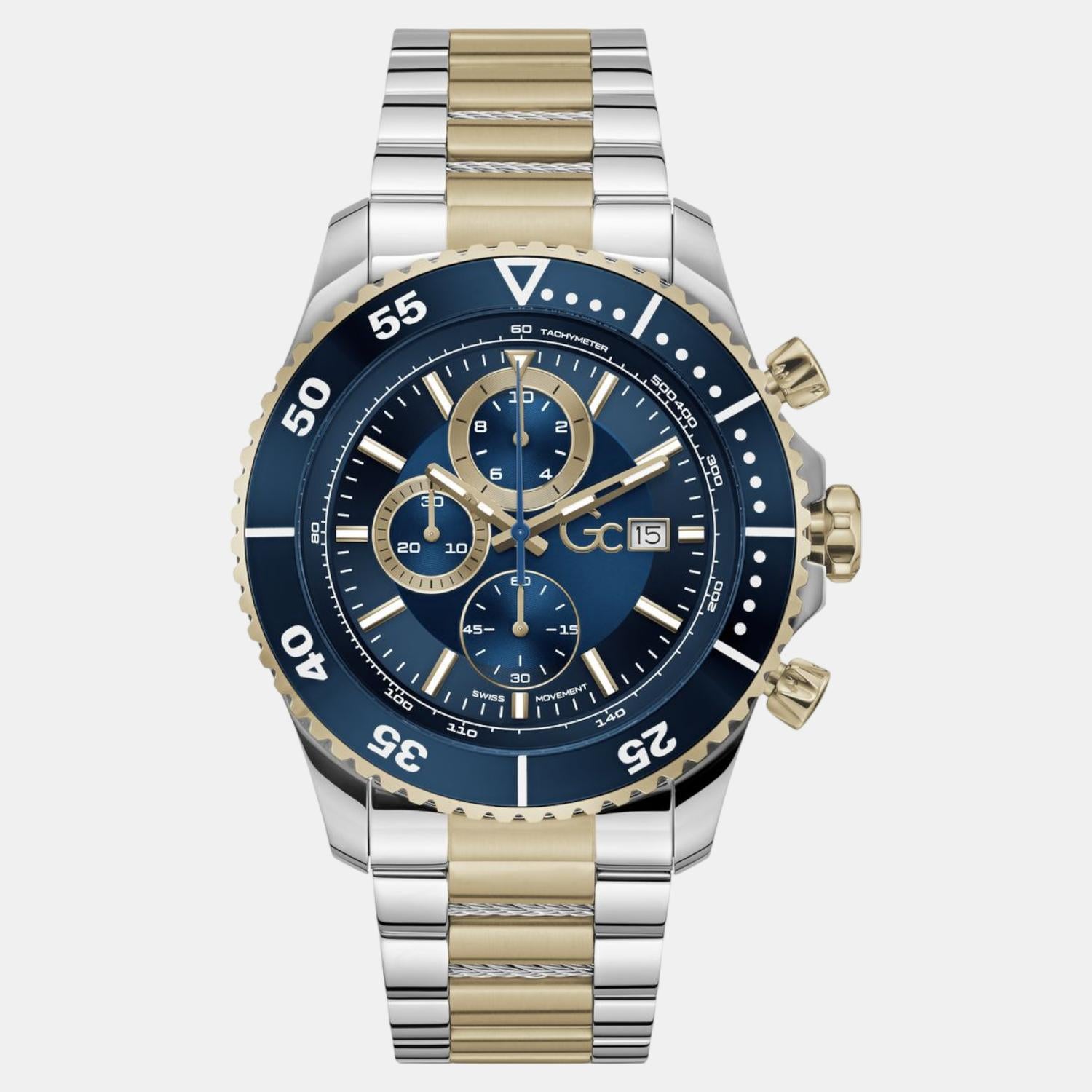 Speed Racer Men Quartz Blue Dial Chronograph Stainless Steel Watch Z51007G7