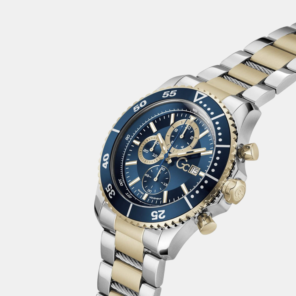 Speed Racer Men Quartz Blue Dial Chronograph Stainless Steel Watch Z51007G7