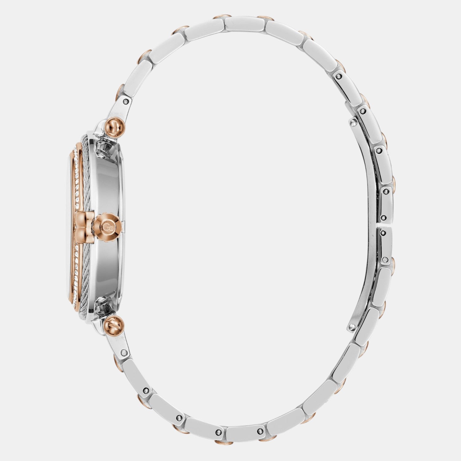 Vogue Cable Women Quartz White Dial Analog Stainless Steel Watch Z52001L1MF