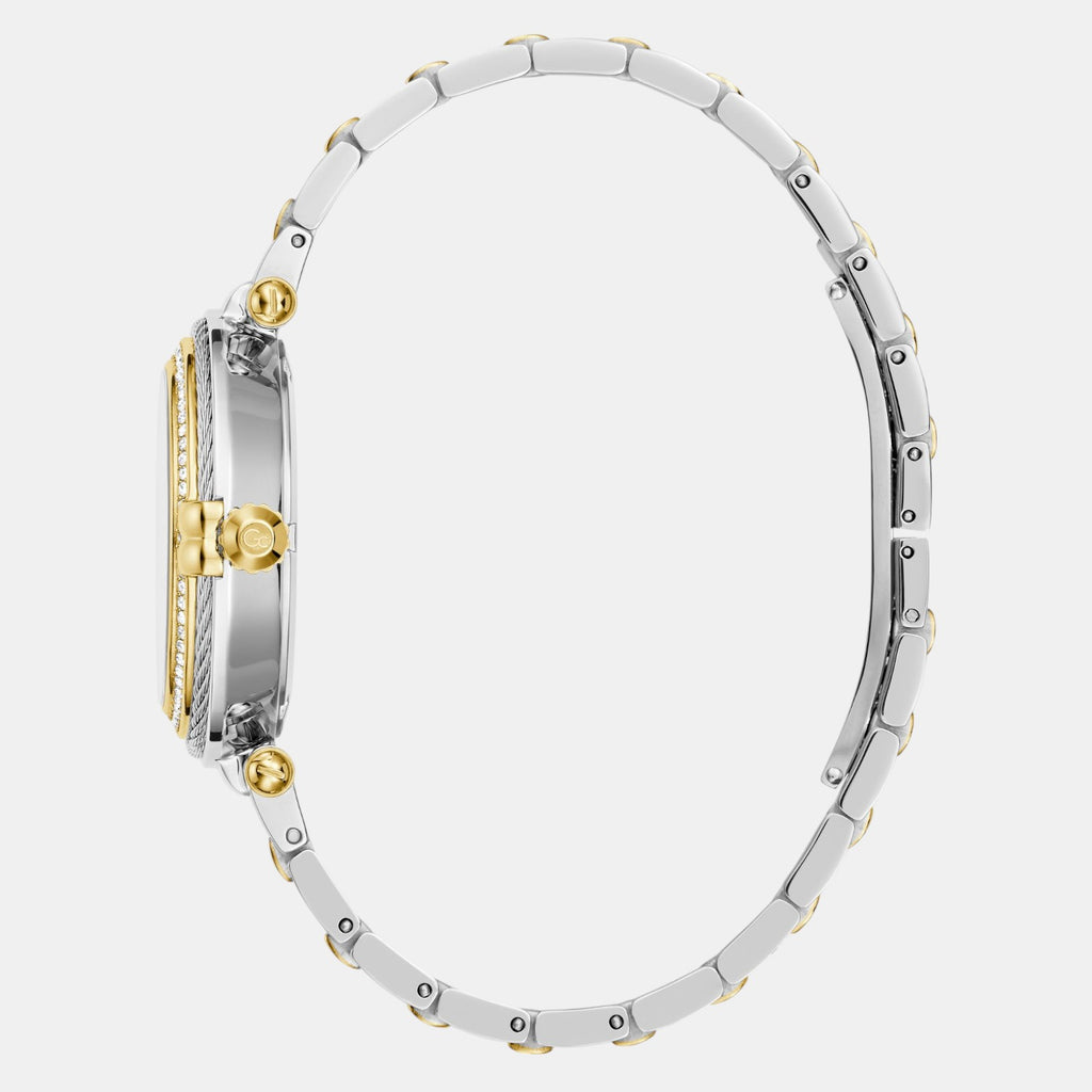 Vogue Cable Women Quartz Green Dial Analog Stainless Steel Watch Z52002L9MF