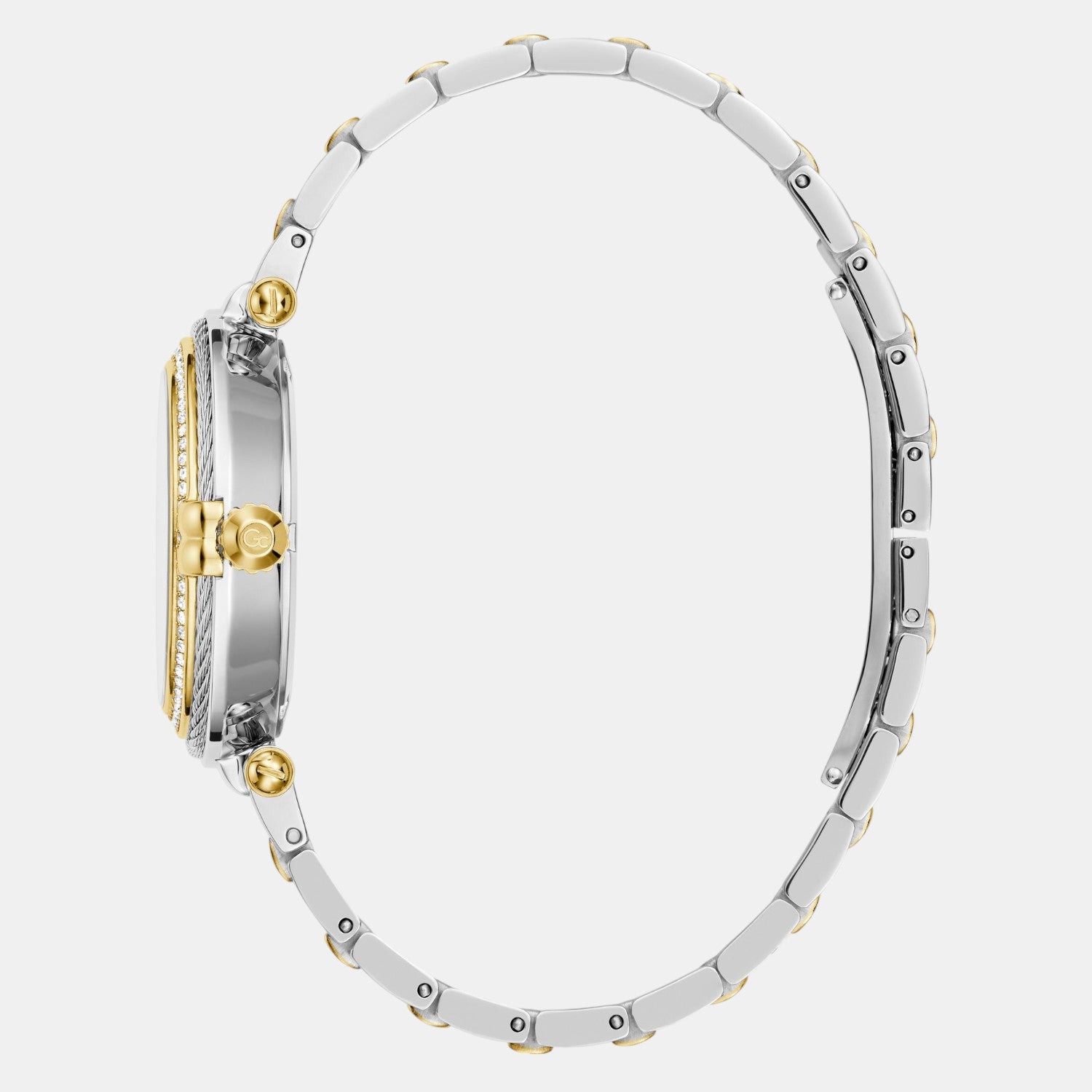 Vogue Cable Women Quartz Green Dial Analog Stainless Steel Watch Z52002L9MF