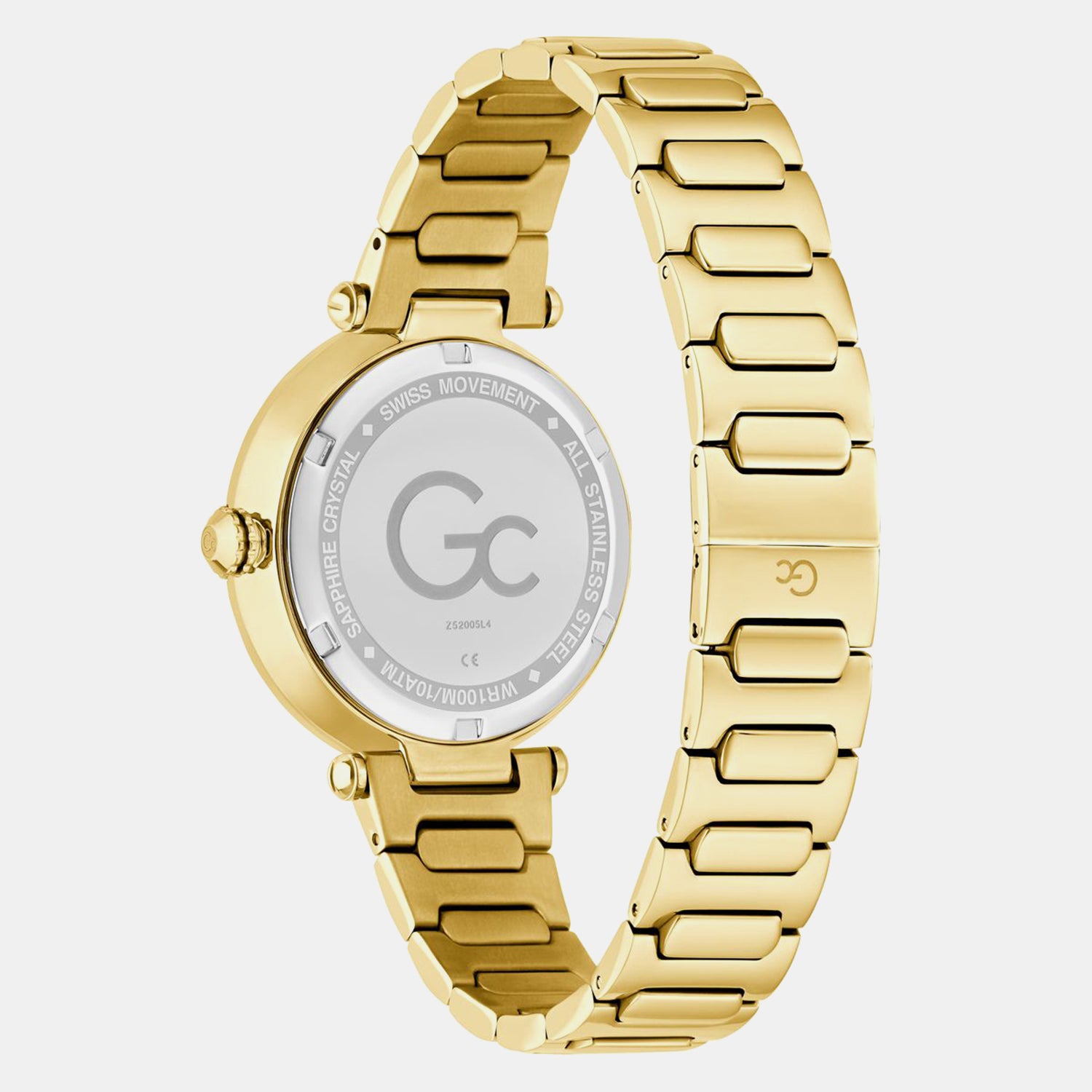 Gc Sportchic Women Quartz Brown Dial Analog Stainless Steel Watch Z52005L4