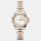 Bolt Men Quartz White Dial Analog Stainless Steel Watch Z53001L1