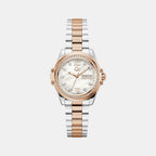 Bolt Men Quartz White Dial Analog Stainless Steel Watch Z53001L1