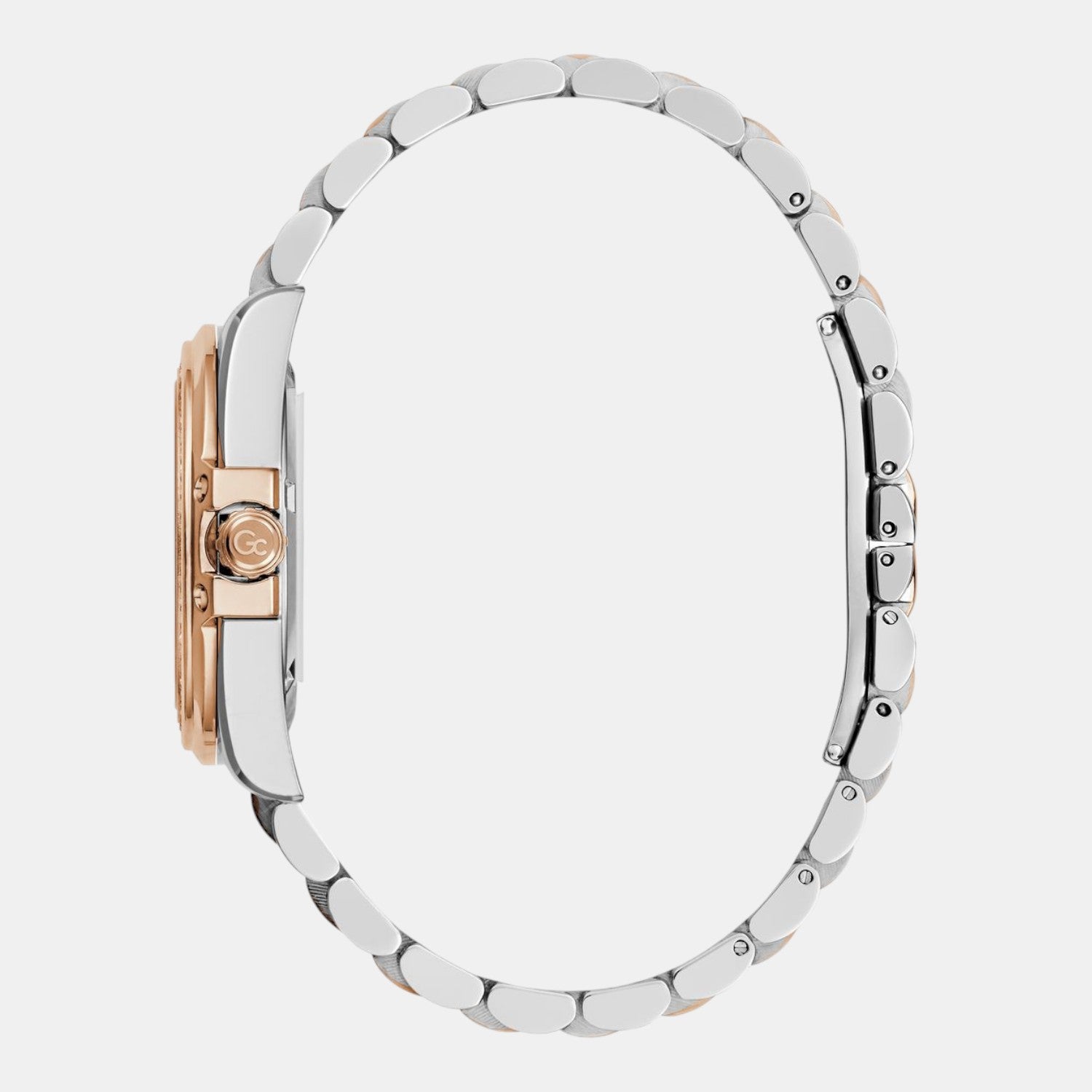 Bolt Men Quartz White Dial Analog Stainless Steel Watch Z53001L1