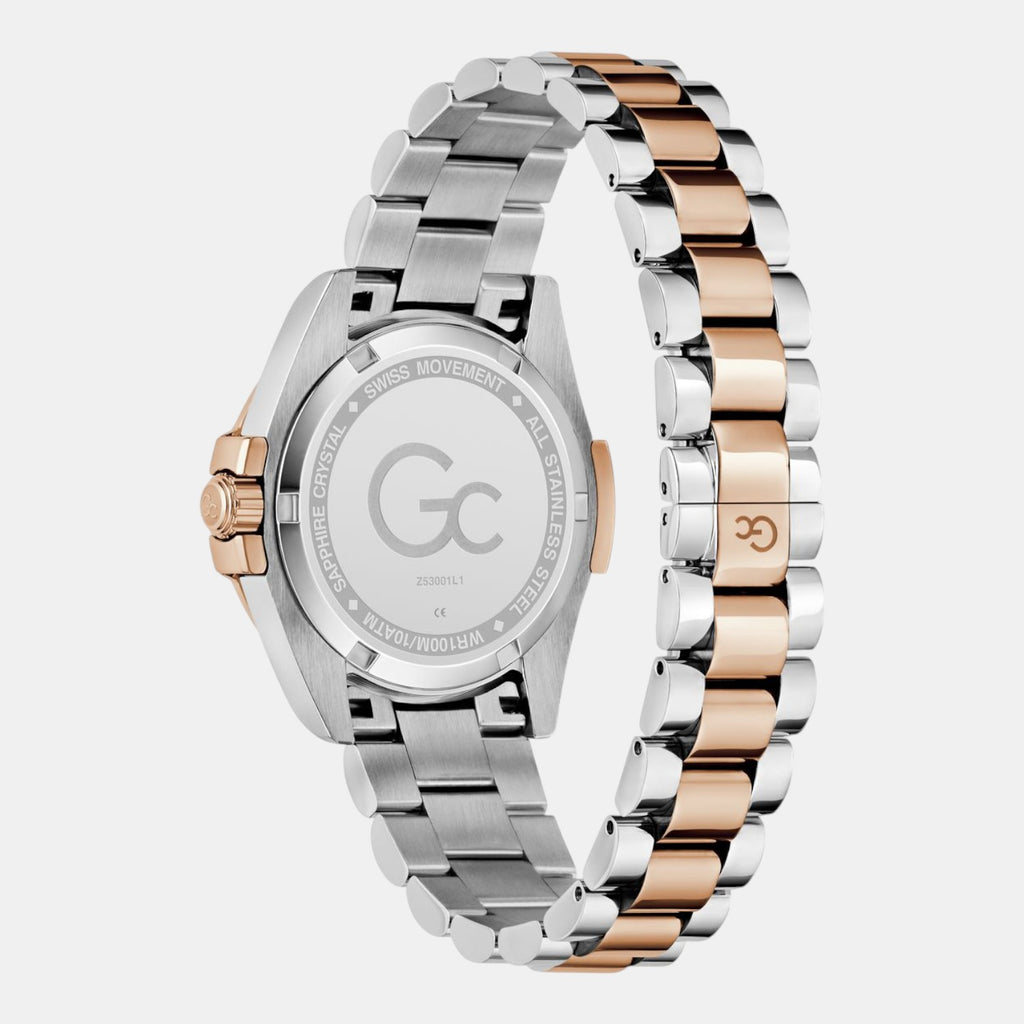 Bolt Men Quartz White Dial Analog Stainless Steel Watch Z53001L1