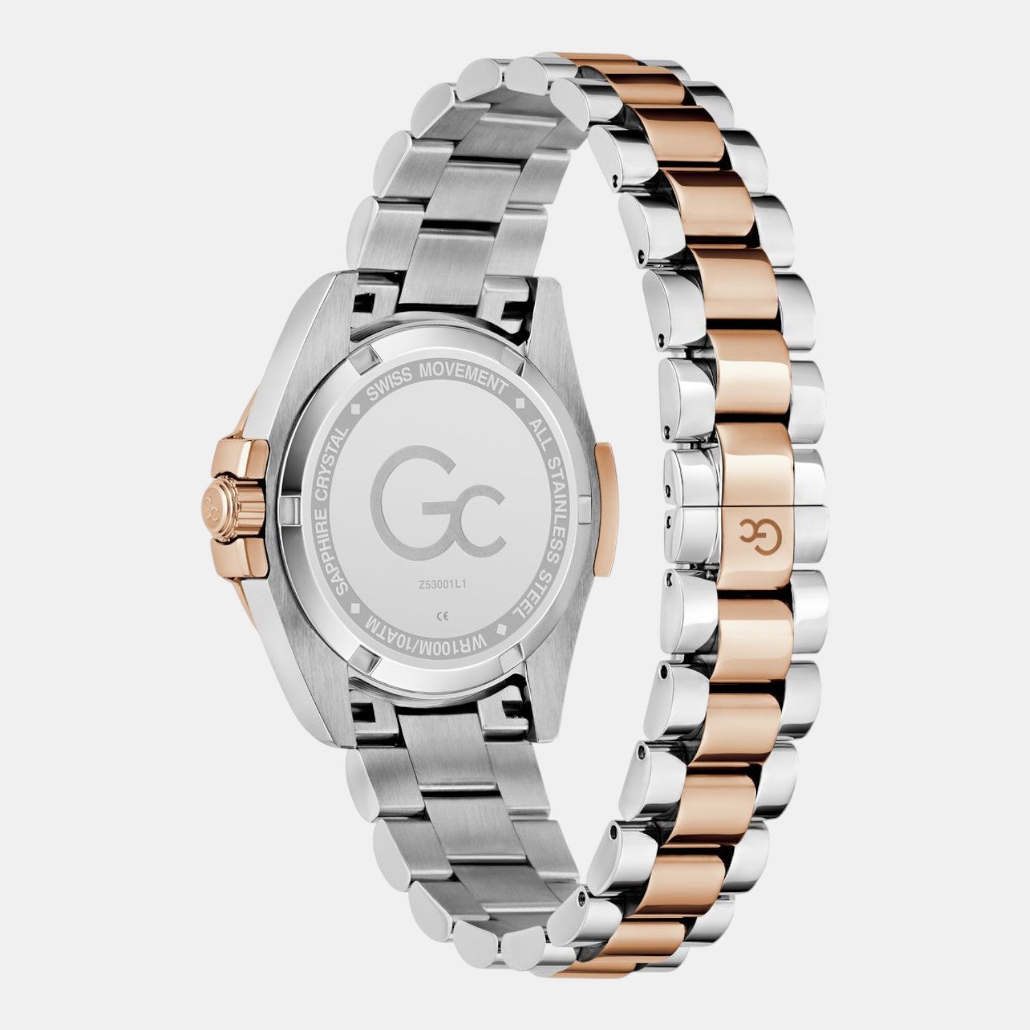 Bolt Men Quartz White Dial Analog Stainless Steel Watch Z53001L1