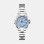 Bolt Women Quartz Blue Mother Of Pearl Dial Analog Stainless Steel Watch Z53003L7