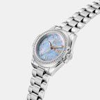 Bolt Women Quartz Blue Mother Of Pearl Dial Analog Stainless Steel Watch Z53003L7