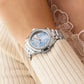 Bolt Women Quartz Blue Mother Of Pearl Dial Analog Stainless Steel Watch Z53003L7