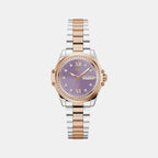 Gc Bolt Lady Women Quartz Purple Dial Analog Stainless Steel Watch Z53005L3