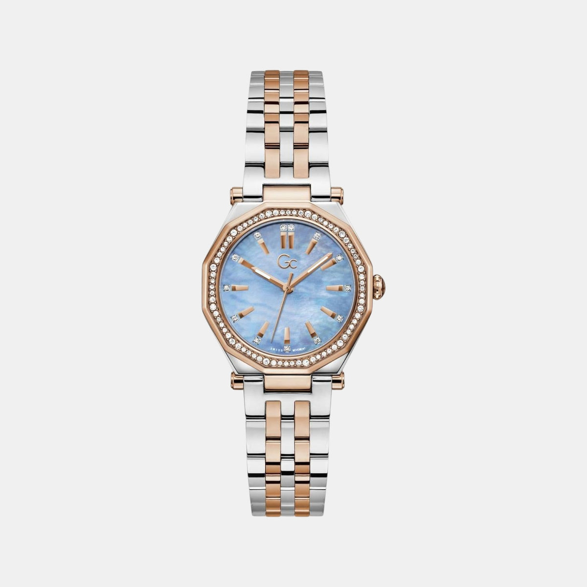 Gleam Women Quartz Blue Dial Analog Stainless Steel Watch Z55002L7