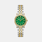 Gc Gleam Women Quartz Green Dial Analog Stainless Steel Watch Z55003L9